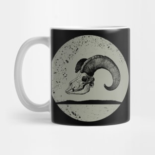 goat skull Mug